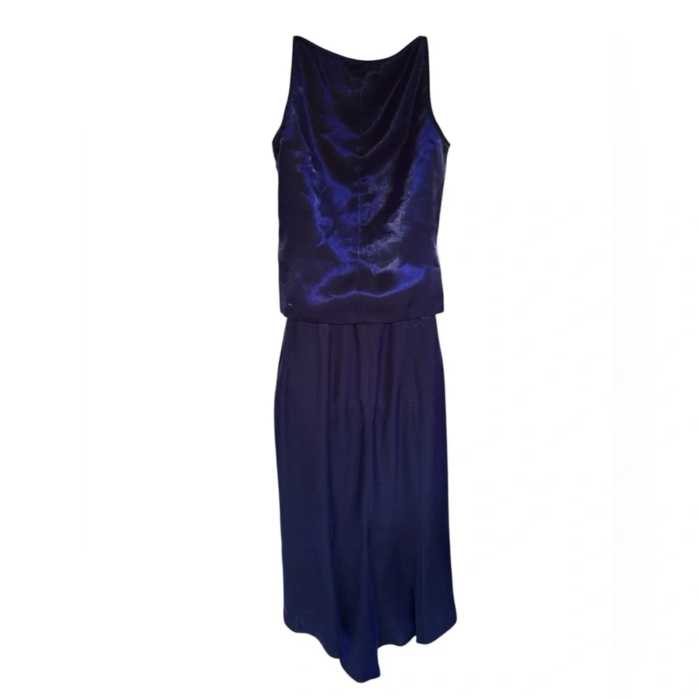 STUNNING Alex Evenings Color Change Mermaid Trail Embellished Evening Gown Set